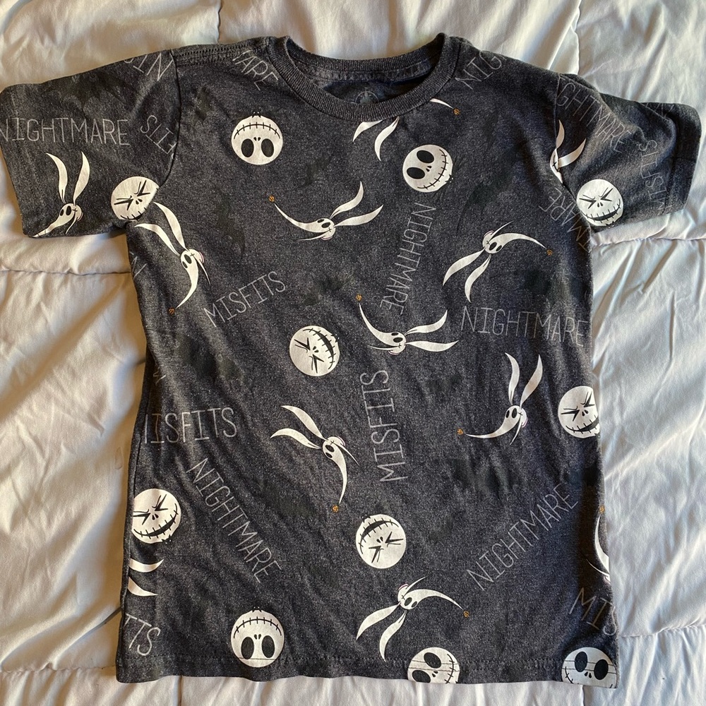 Disney Charcoal Jack Skellington shirt